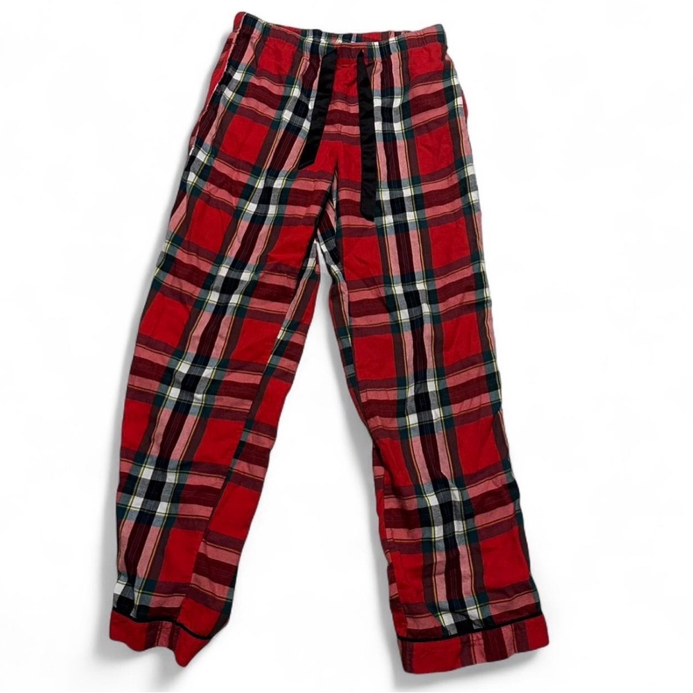 Victoria's Secret Red and Black Plaid Pajama Pants